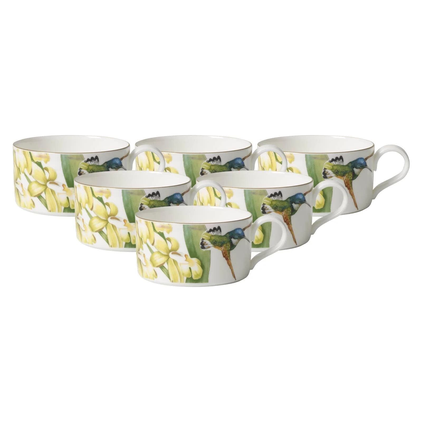 Villeroy & Boch Teetassen Amazonia 230 ml 6er Set Bunt