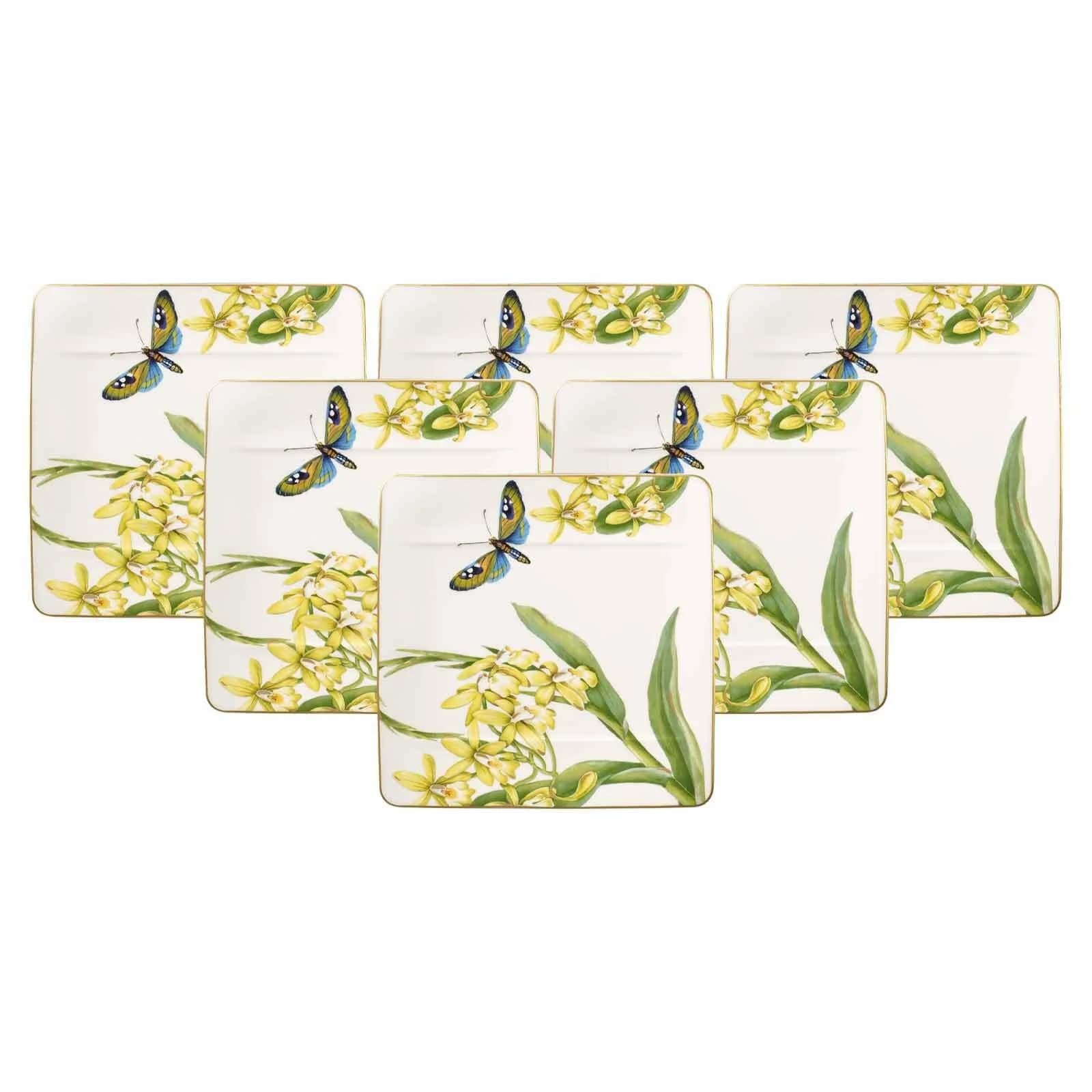Villeroy & Boch Frühstücksteller Amazonia 6er Set Bunt