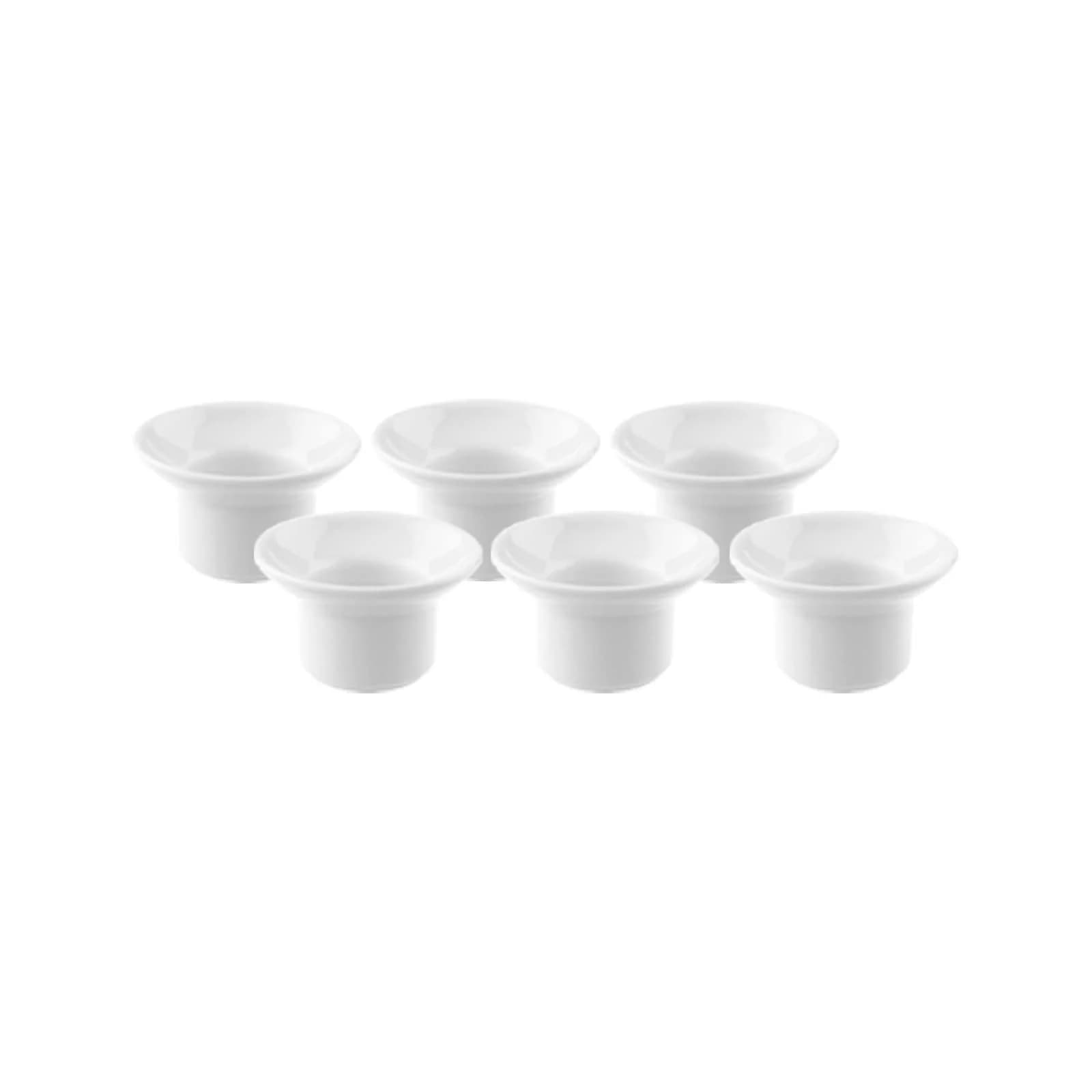 Villeroy & Boch Royal Eierbecher Weiß 6er Set