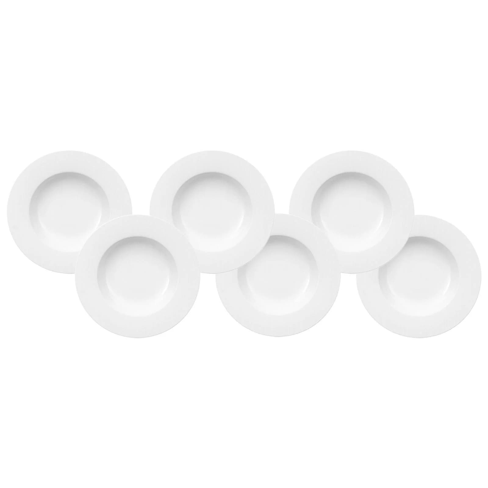 Villeroy & Boch Royal Suppenteller 6er Set Weiß