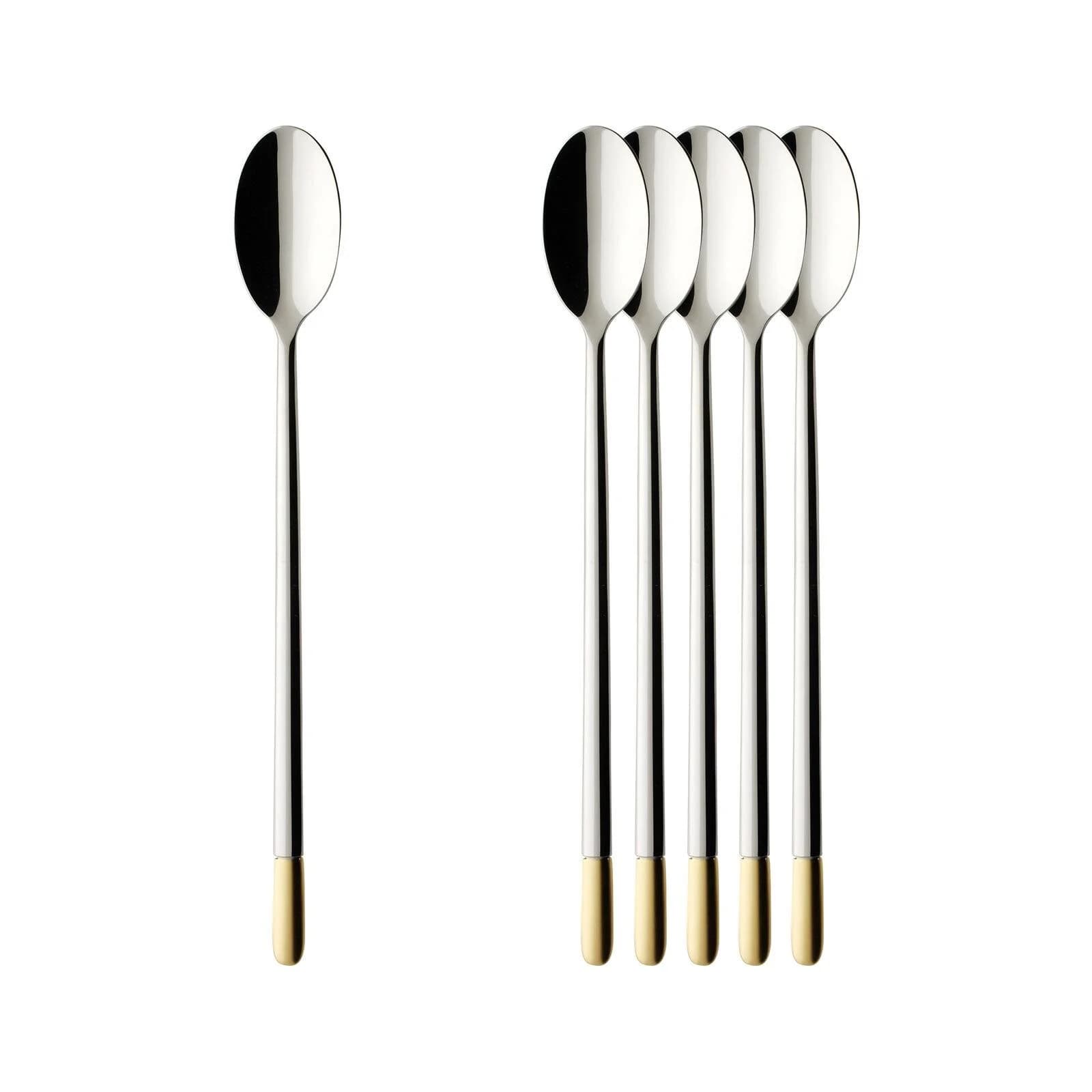 Villeroy & Boch Ella Latte-Macchiato-Löffel 6er Set Edelstahl