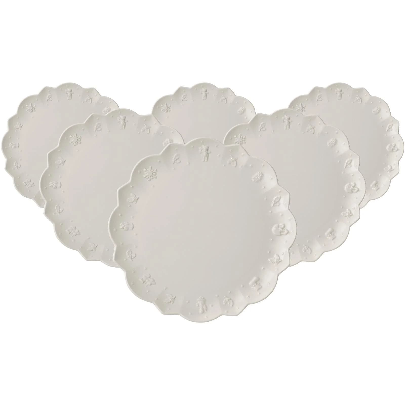 Villeroy & Boch Toy's Delight Royal Classic Speiseteller 29,5 cm 6er Set Weiß