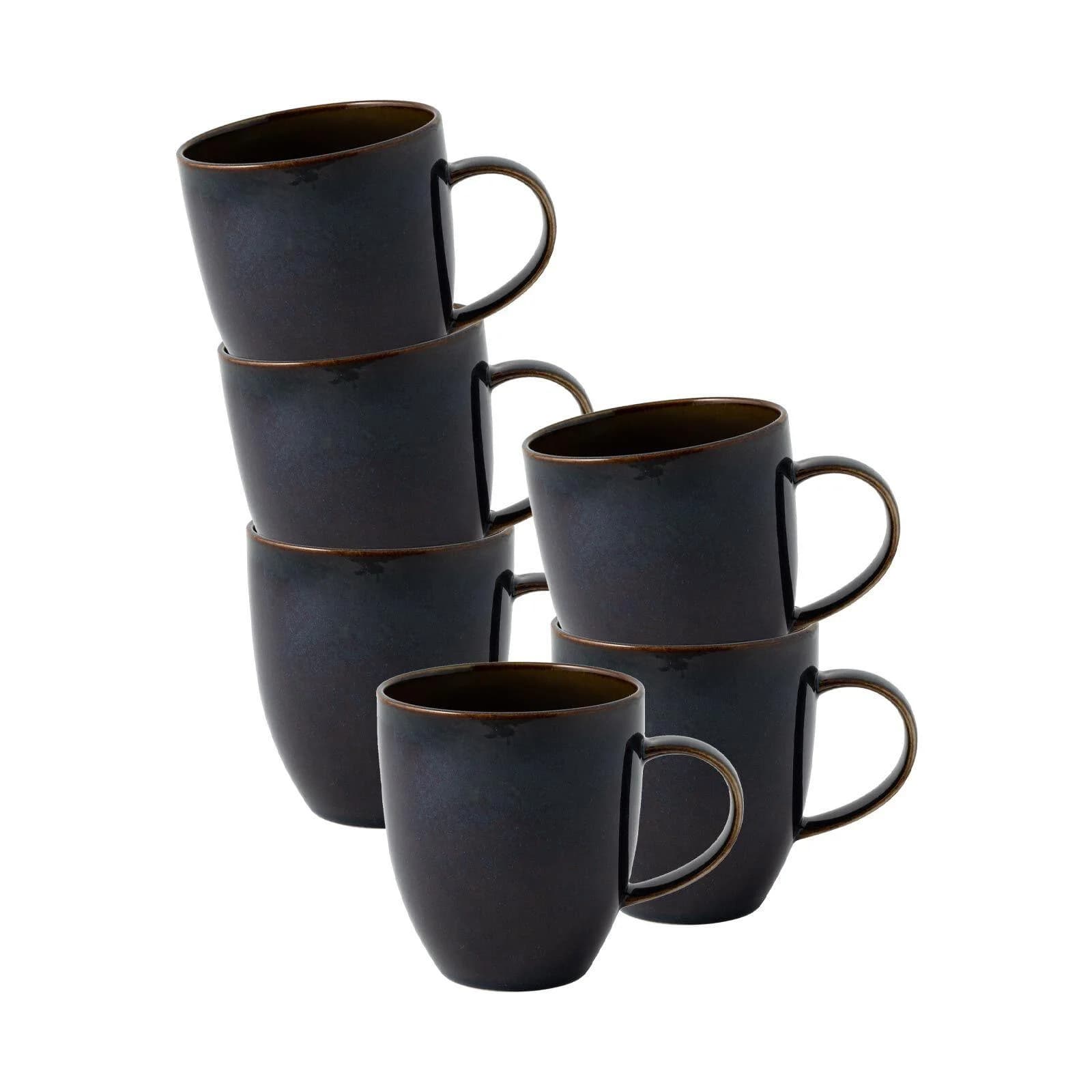 like. by Villeroy & Boch Kaffeebecher Crafted 6er Set blau Denim Porzellan - Bild 2