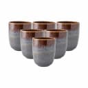 like. by Villeroy & Boch Becher ohne Henkel Lave 400 ml 6er Set Beige Steingut Bild 2