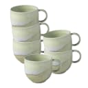 like. by Villeroy & Boch Henkelbecher Perlemor Alga 6er Set Grün Porzellan Bild 2