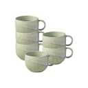 like. by Villeroy & Boch Espressotassen 60 ml 6er Set Perlemor Alga Grün Bild 2