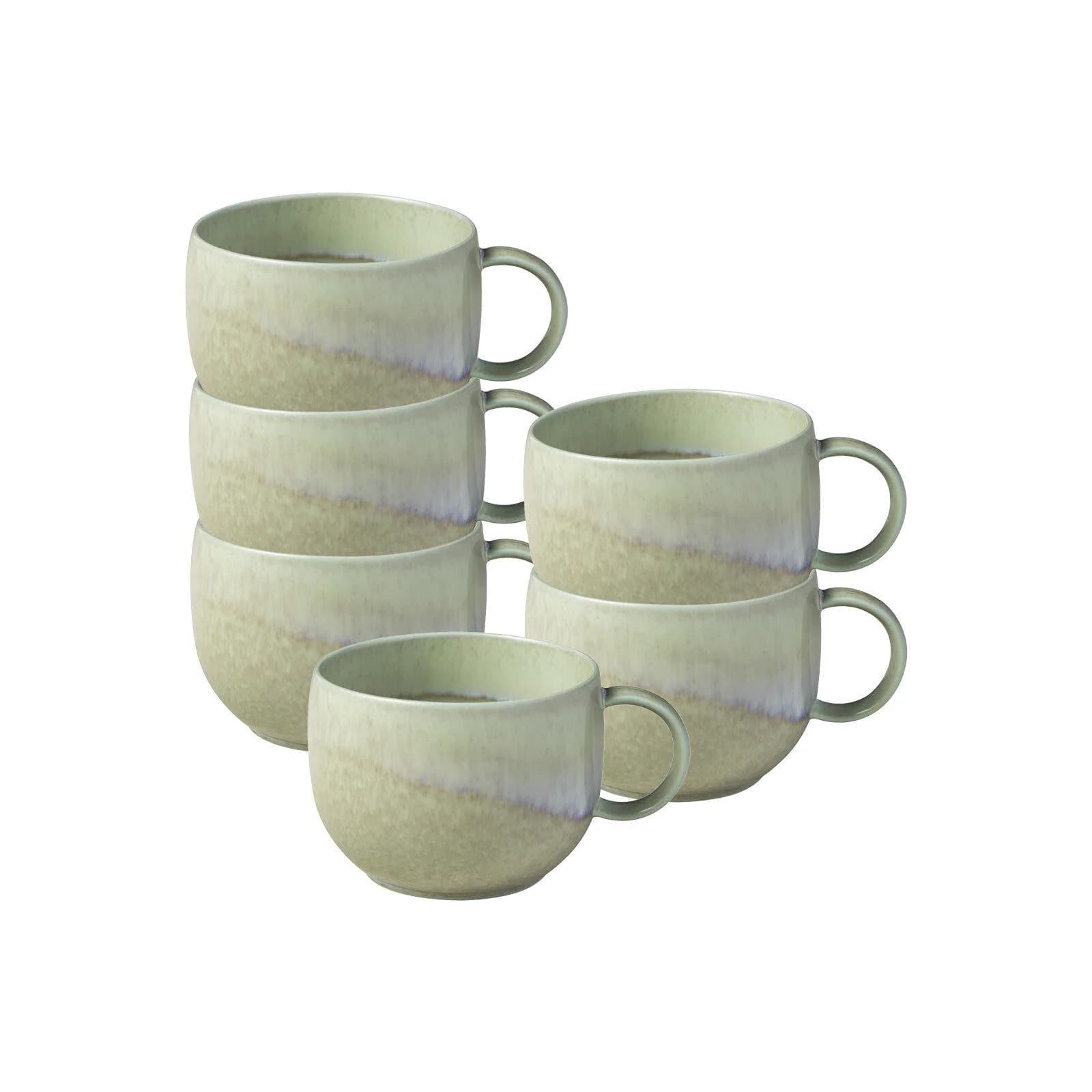 like. by Villeroy & Boch Espressotassen 60 ml 6er Set Perlemor Alga Grün - Bild 2