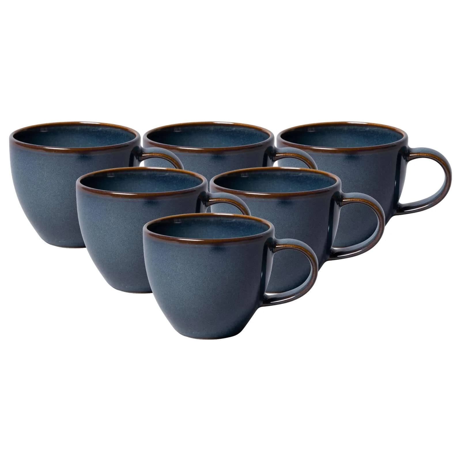 LIKE. BY Villeroy & Boch Espressotassen Crafted Denim 60 ml 6er Set dunkelblau - Bild 2