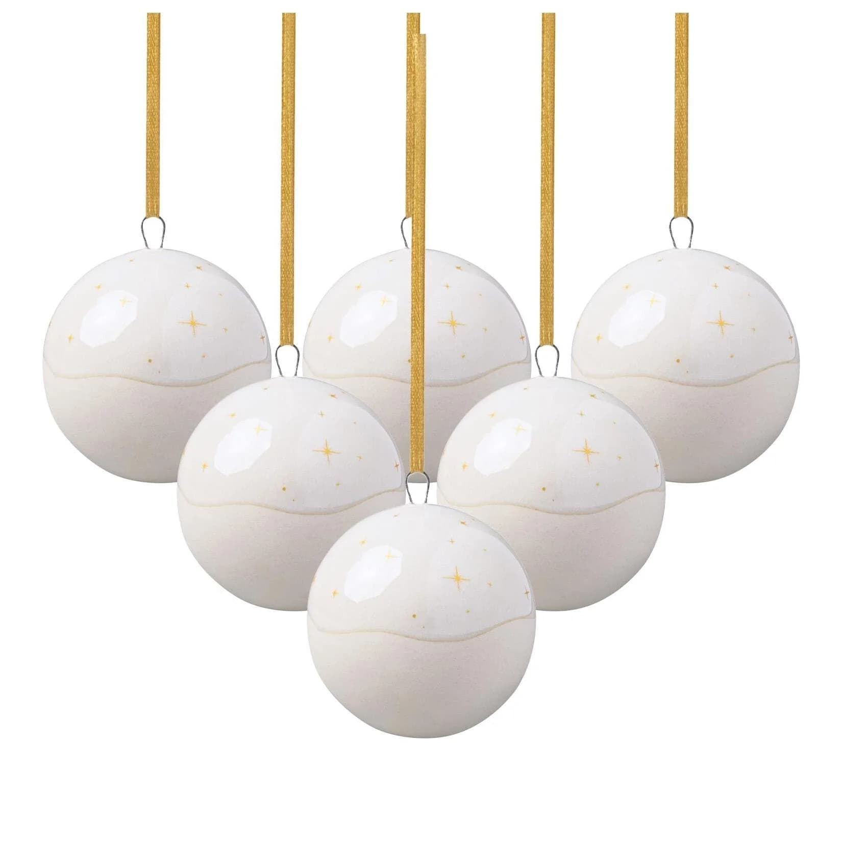 like. by Villeroy & Boch Winter Glow Ornament Kugel 6er Set