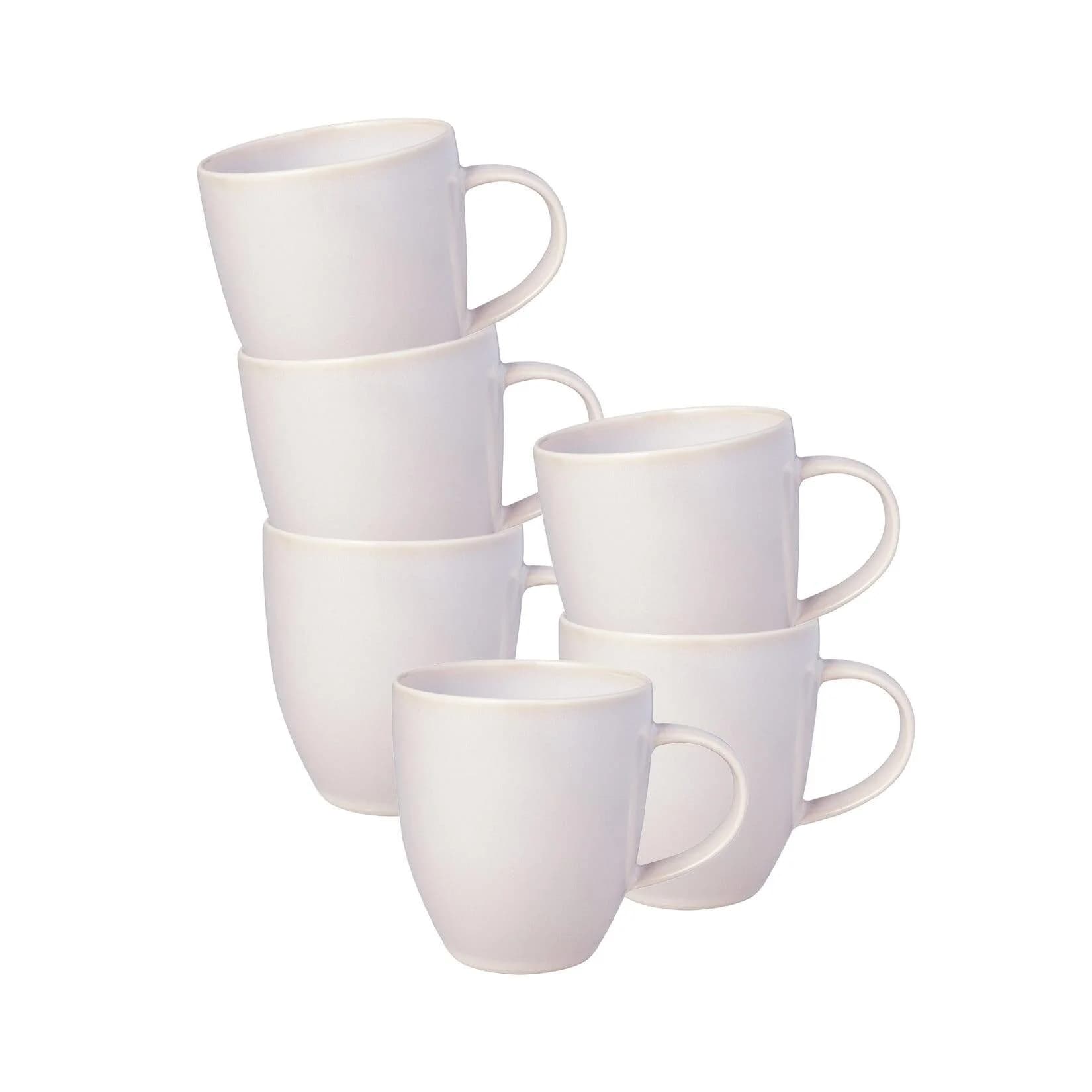 like. by Villeroy & Boch Kaffeebecher Crafted 6er Set Beige Porzellan