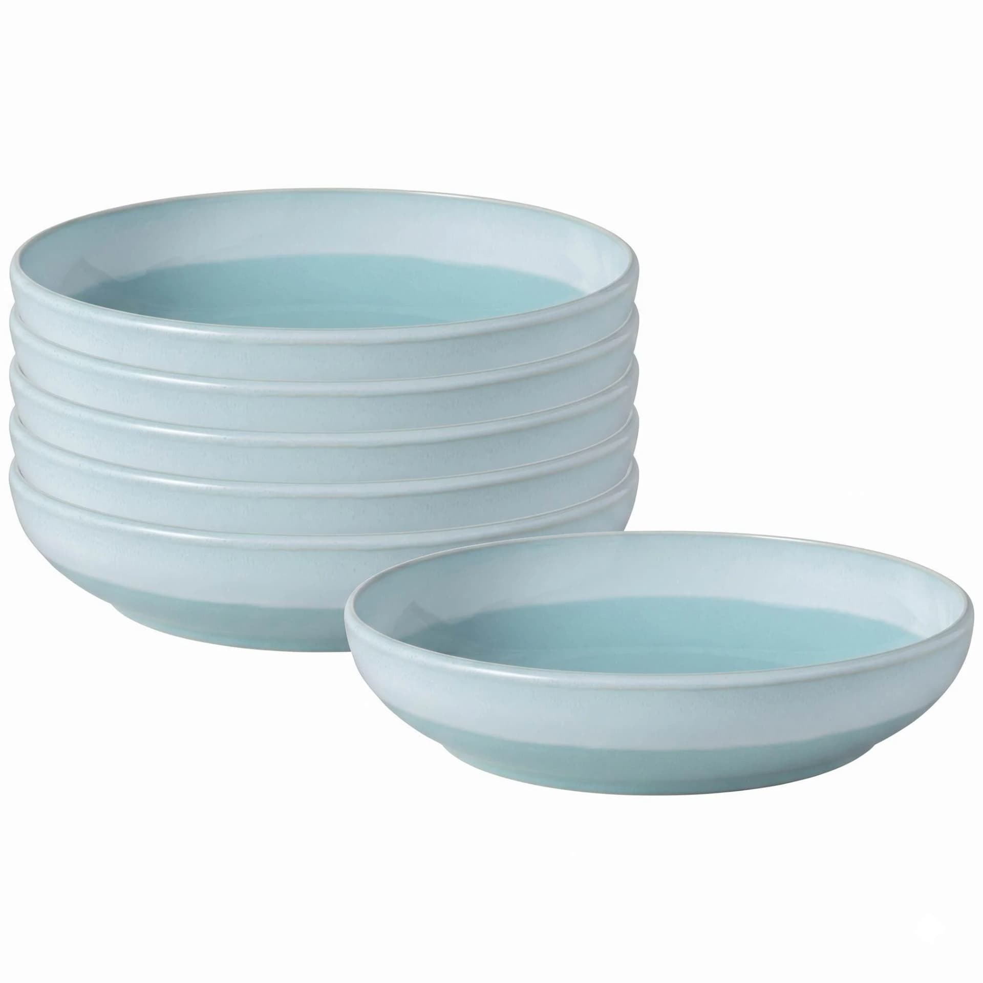 LIKE. BY VILLEROY & BOCH Pastaschalen Perlemor Aqua 6er Set Blau