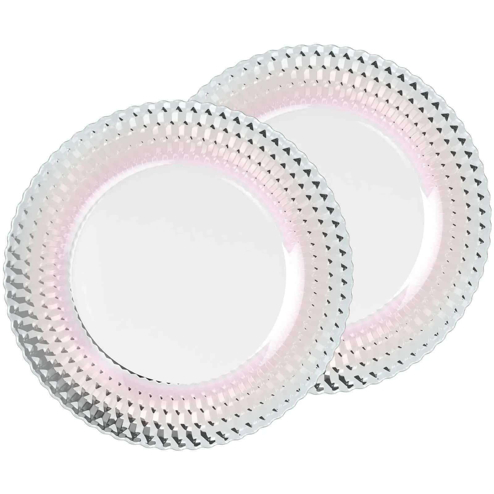 Villeroy & Boch Platzteller Boston Pearl 2er Set bunt Kristallglas