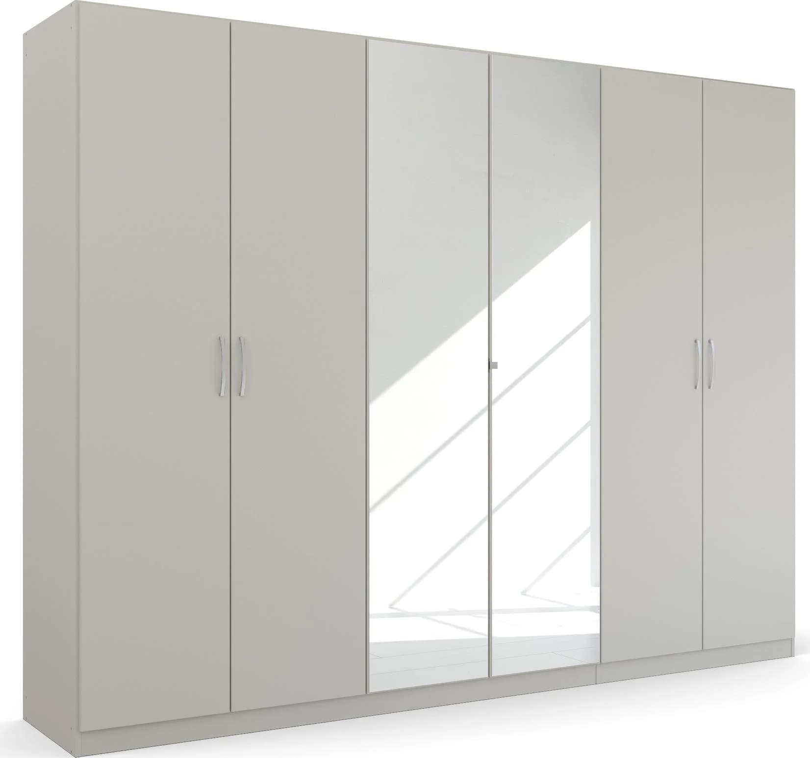 Rauch Kleiderschrank PURE BY QUADRA SPIN Grau Seidengrau Drehtürenschrank
