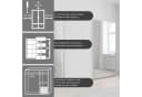 OTTO HOME THANOS Schwebetürenschrank Grau Metallgriffe Bild 4