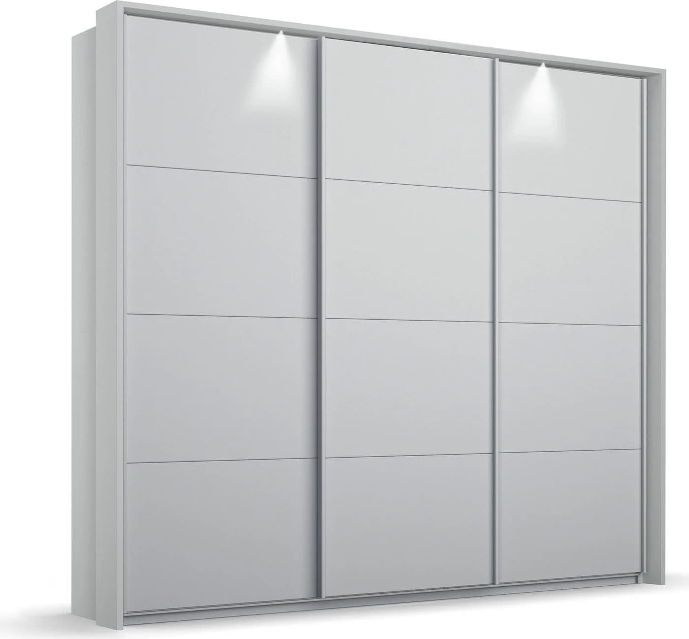 Rauch Schwebetürenschrank Oteli Grau mit 3 Innenschubladen - Bild 2