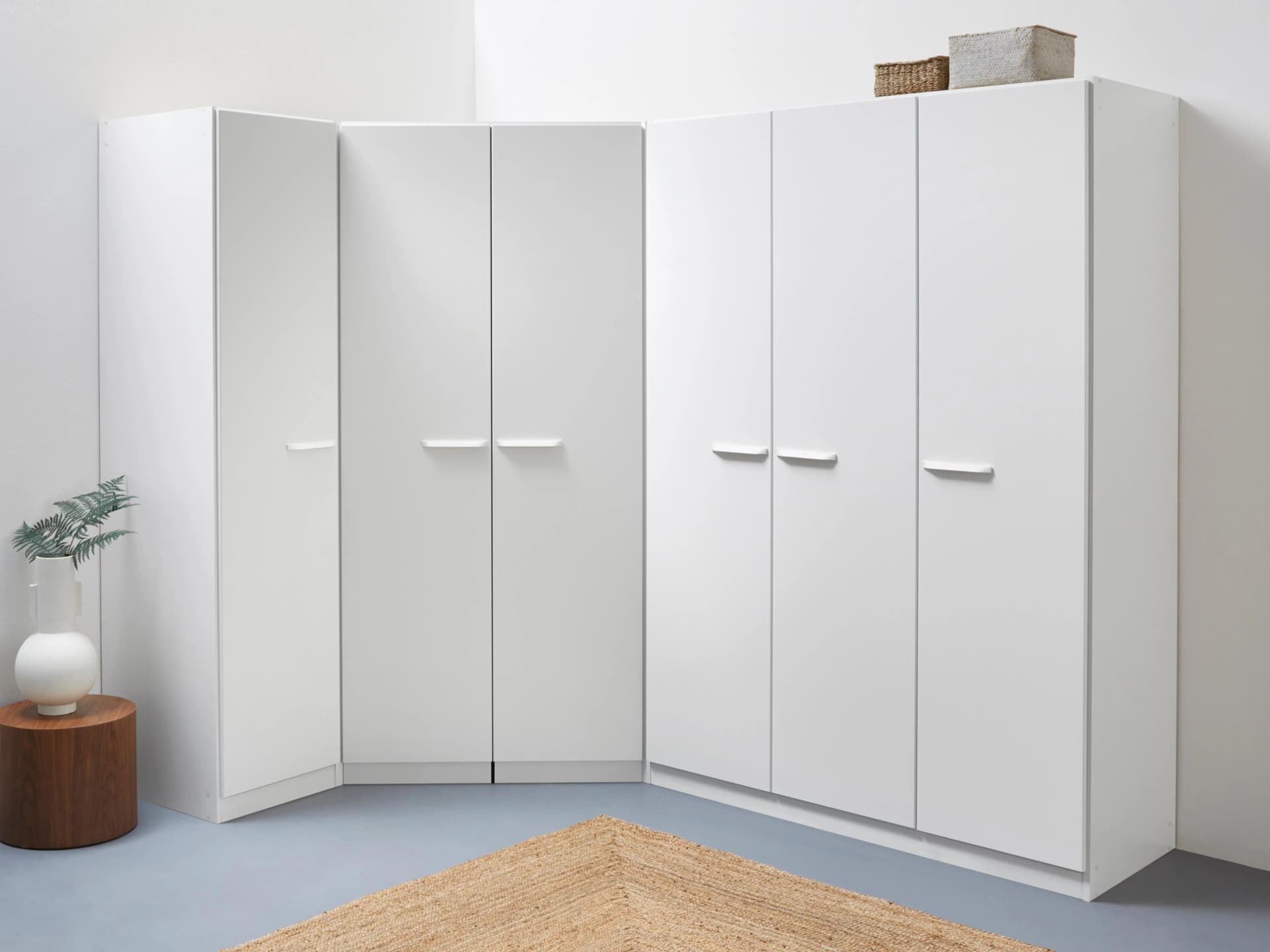 Rauch VANDOR Schrank-Set 6-türig Alpinweiß Holzwerkstoff