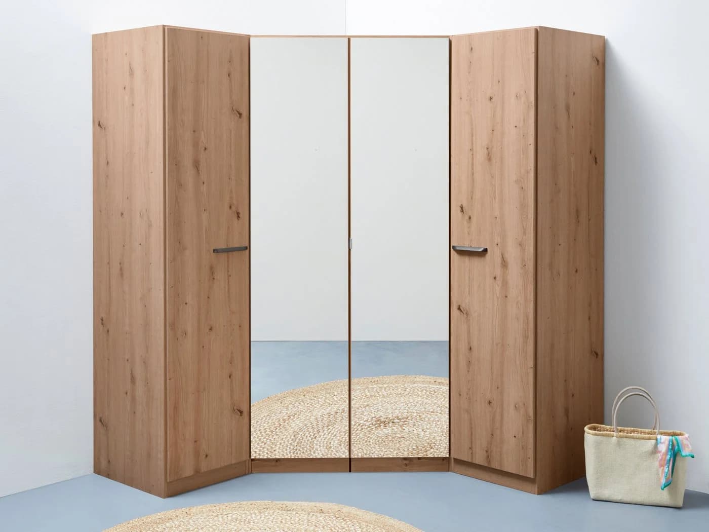 Schrank-Set RAUCH VANDOR 4-türig Eiche Artisan - Bild 2