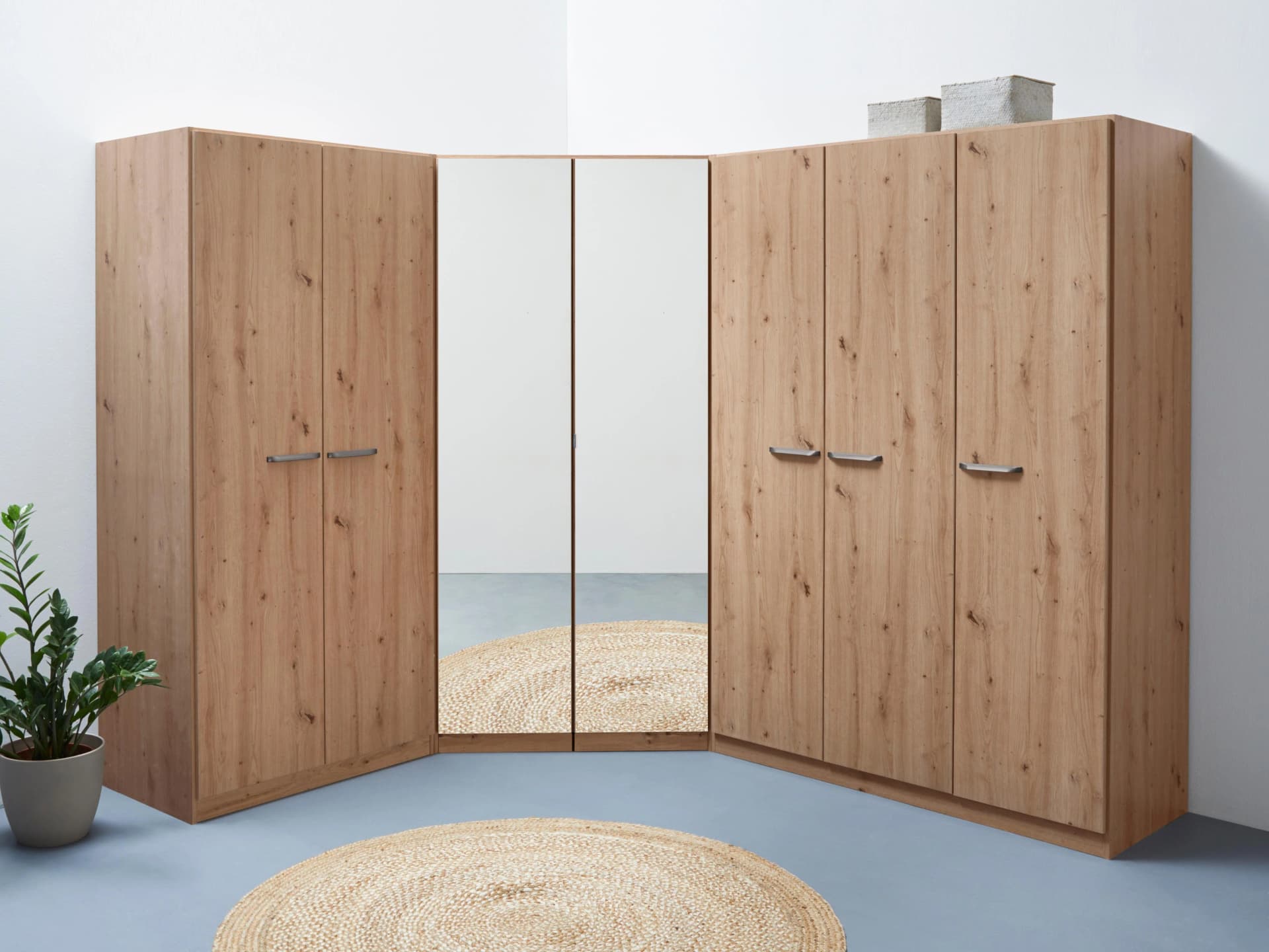 Rauch Schrank-Set VANDOR 7-türig Braun Holzwerkstoff