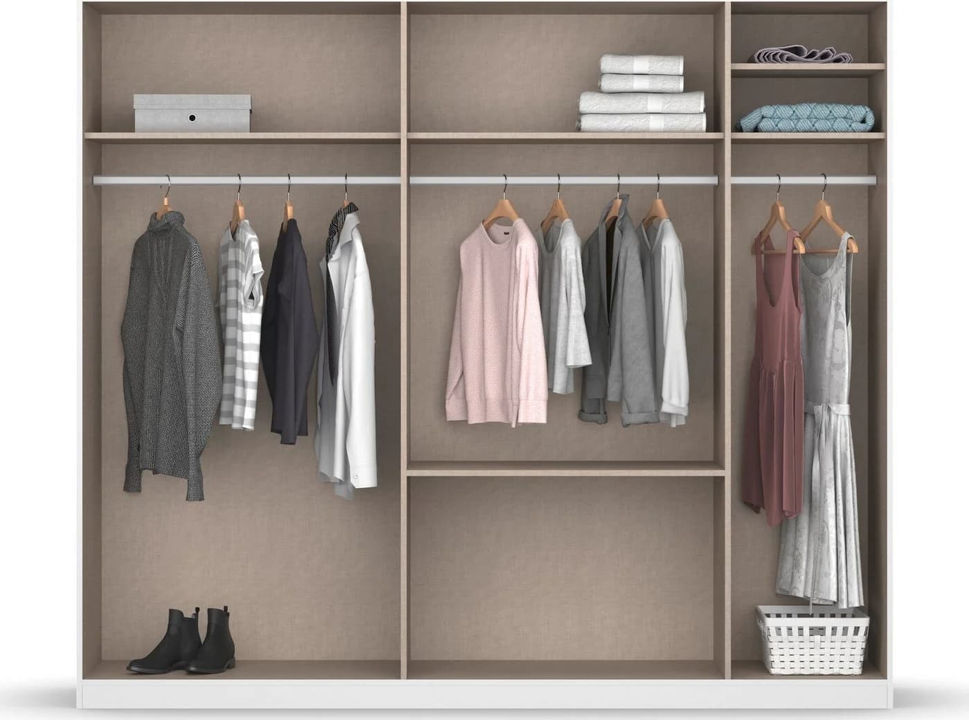 OTTO HOME Drehtürenschrank CHALLENGER Eiche Artisan Grau - Bild 5