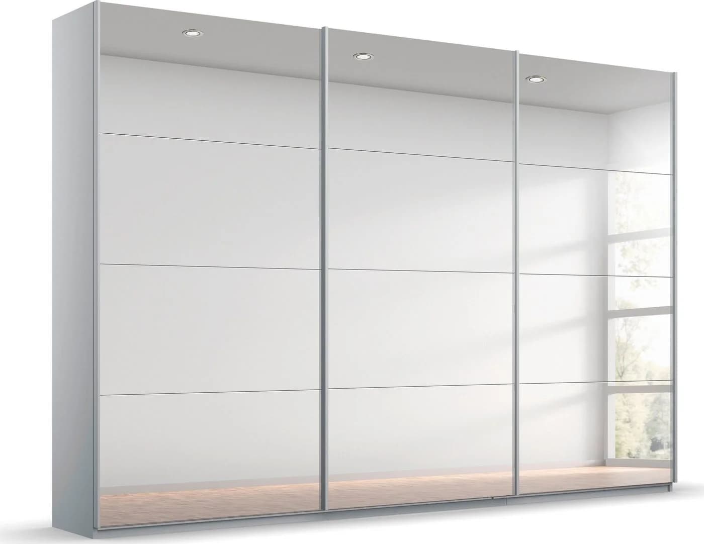 RAUCH Schwebetürenschrank ORACLE Seidengrau mit Schubladen - Bild 2