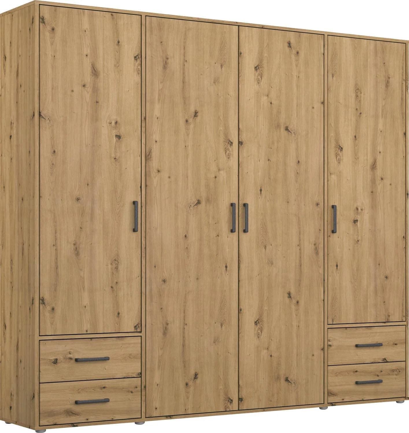 Rauch Voyager Drehtürenschrank Eiche Artisan Grau - Bild 2