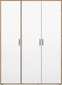Rauch Voyager Kleiderschrank Weiß Grau Eiche Artisan Bild 5