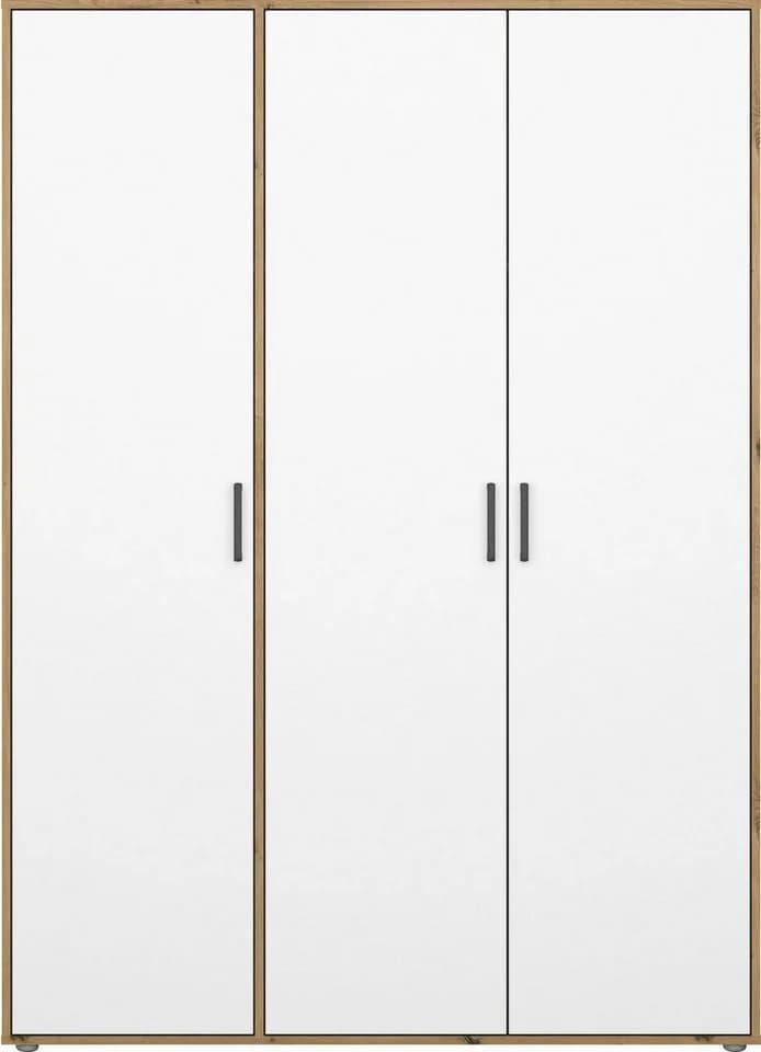 Rauch Voyager Kleiderschrank Weiß Grau Eiche Artisan - Bild 5