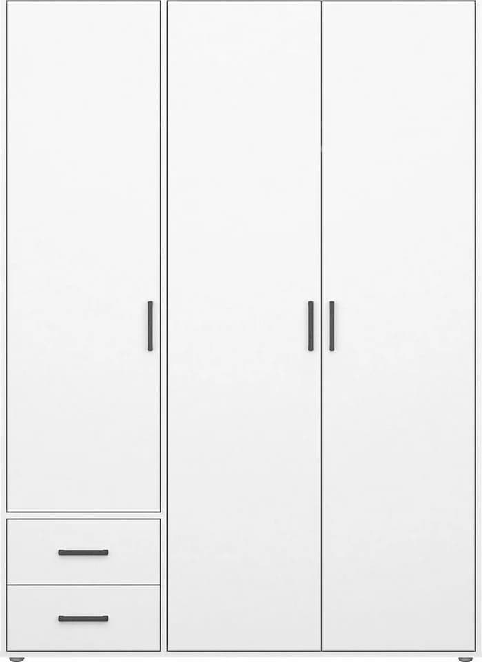 Rauch Drehtürenschrank Voyager Weiß mit Schubladen - Bild 5