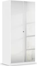 Rauch Reflect Drehtürenschrank Weiß mit Spiegelfront Bild 2