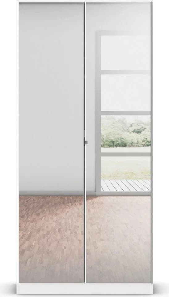 Rauch Reflect Drehtürenschrank Weiß mit Spiegelfront - Bild 3