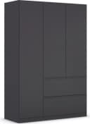 Rauch Costa Drehtürenschrank Grau Push-to-Open Bild 2