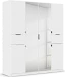 Rauch TICAO Drehtürenschrank Alpinweiß mit Schubladen Bild 2