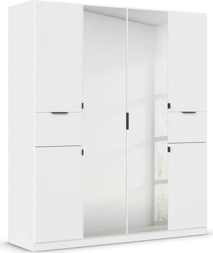 Rauch TICAO Drehtürenschrank Alpinweiß mit Schubladen - Bild 2