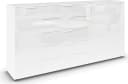RAUCH FLIPP Kombikommode mit Glasfront 3-türig 5 Schubladen Soft-Close Bild 2