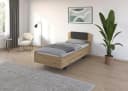Rauch MAIKA Einzelbett Komfortbett Schwarz Eiche Artisan Bild 1