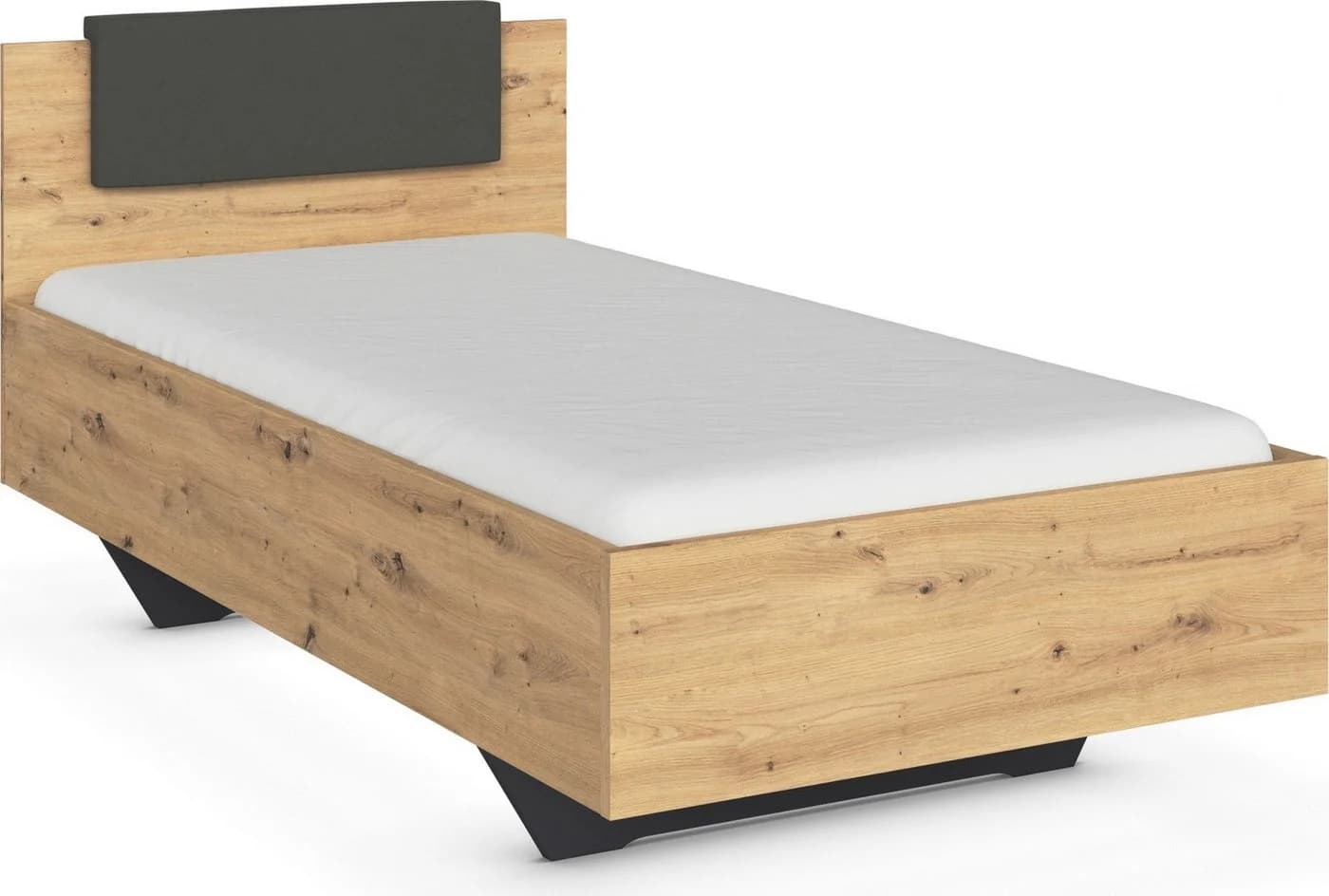 Rauch MAIKA Einzelbett Komfortbett Schwarz Eiche Artisan - Bild 2