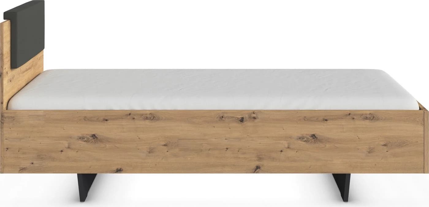 Rauch MAIKA Einzelbett Komfortbett Schwarz Eiche Artisan - Bild 4