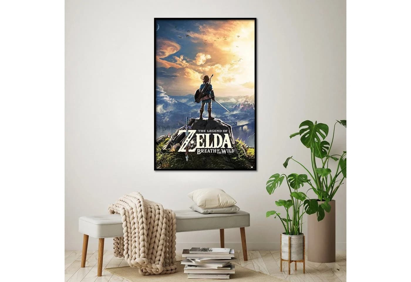 PYRAMID The Legend of Zelda Poster Breath Of The Wild Sunset
