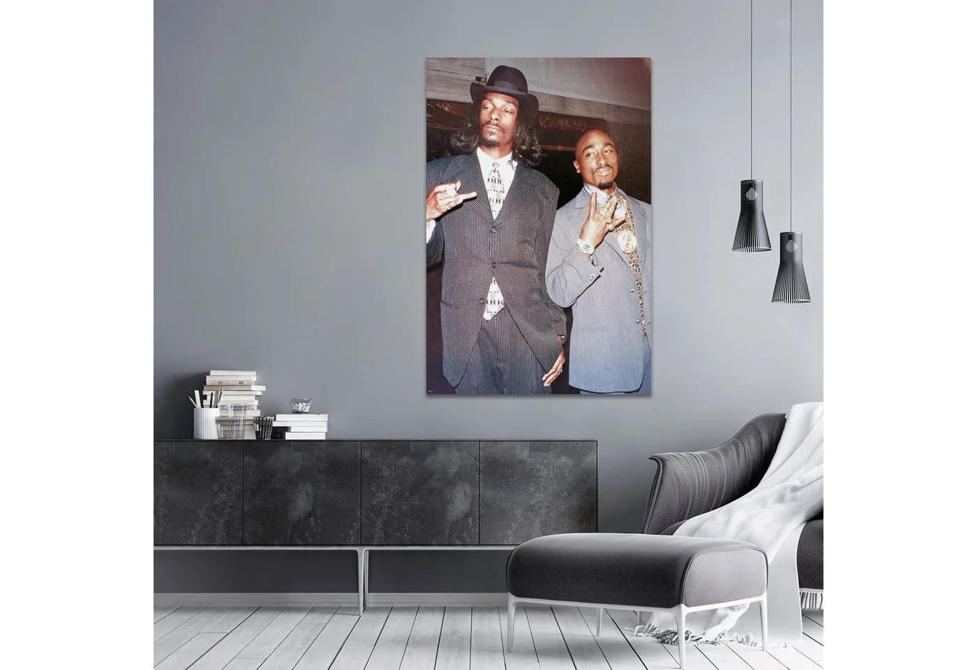 Close Up Poster Snoop Dogg und Tupac Urban Retro - Bild 3