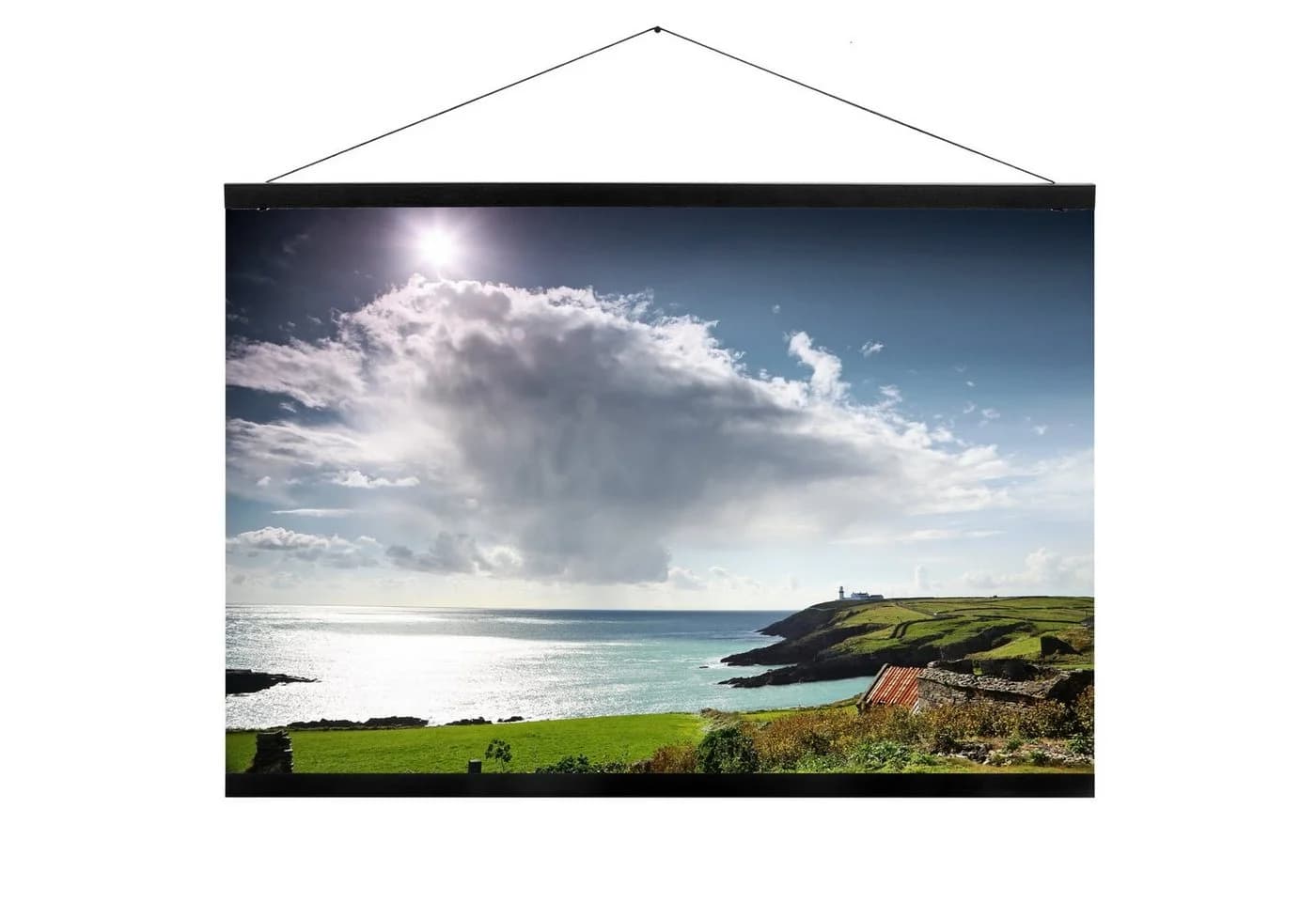 Panorahma Posterleiste Eichenholz Magnetisch Schwarz/Weiß/Natur - Bild 2