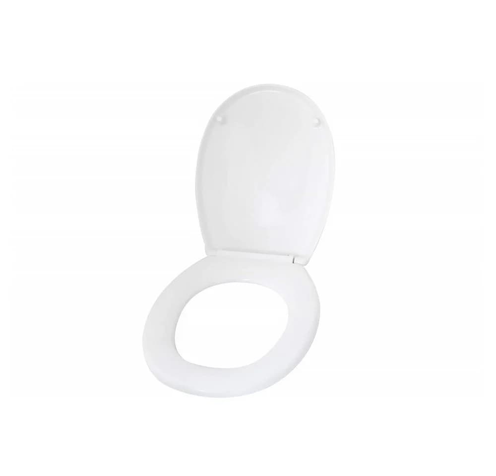 Homeline WC-Sitz mit Absenkautomatik und Metall Scharnieren Weiß - Bild 5