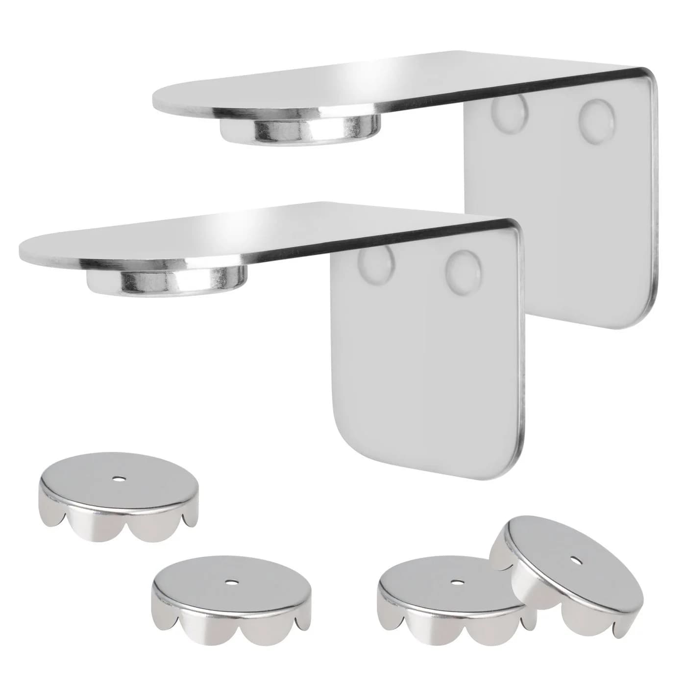 bremermann Magnet-Seifenhalter PUREZZA 2er-Set Edelstahl Hochglanz - Bild 2