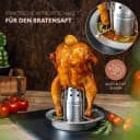 bremermann Hähnchengriller Edelstahl mit Aromabehälter Bild 4