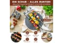 bremermann Grillspieß-Set 6-tlg. Edelstahl mit Schieber & Tasche Bild 1