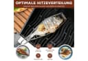 bremermann Fisch-Grillhalter 4er Set Edelstahl Schwarz Bild 1