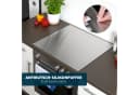 bremermann Herdspritzschutz 2in1 Edelstahl Magnetisch Silber Bild 5