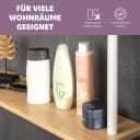 bremermann Teleskop-Wandregal mit 4 Bambus-Ablagen Höhenverstellbar Weiß Bild 4
