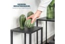 bremermann Blumenhocker 4er-Set Metall-Blumenständer Schwarz Bild 5