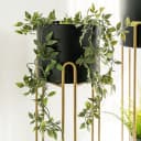 bremermann Blumenhocker 2er-Set Metall Schwarz/Gold Bild 3