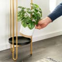 bremermann Blumenhocker 2er-Set Metall Schwarz/Gold Bild 5
